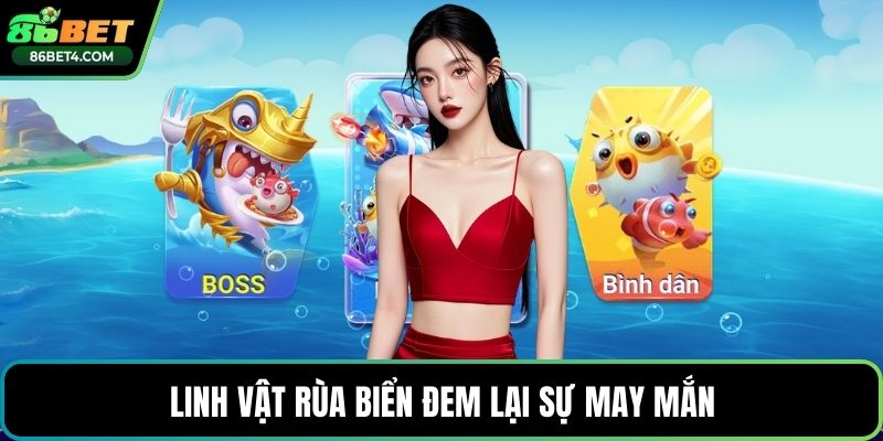 Linh vật rùa biển đem lại sự may mắn